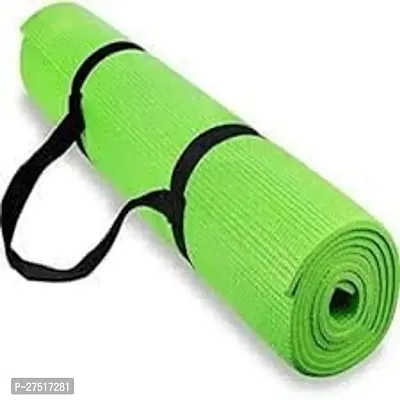 Stylish Green Yoga Mat With Carrying Strap Extra Thick And Large Excercise Mat For Workout Yoga Fitness Anti Tear Anti Slip