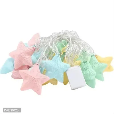 Stylish Look Crack Pastel Star String Lights for Baby Kids Room Birthday Home Decoration (Crack Star String) Material: PVC Net Quantity (N): 1 Color: Multicolor Type: String Lights-thumb2