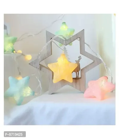 Stylish Look Crack Pastel Star String Lights for Baby Kids Room Birthday Home Decoration (Crack Star String) Material: PVC Net Quantity (N): 1 Color: Multicolor Type: String Lights-thumb5