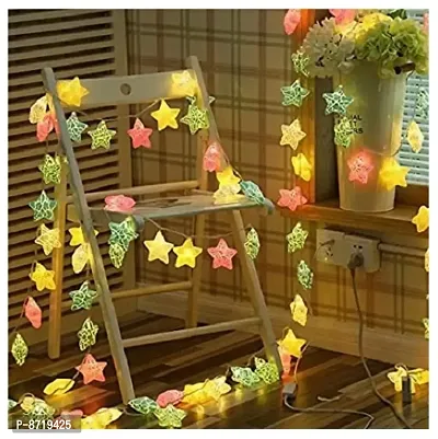Stylish Look Crack Pastel Star String Lights for Baby Kids Room Birthday Home Decoration (Crack Star String) Material: PVC Net Quantity (N): 1 Color: Multicolor Type: String Lights-thumb4