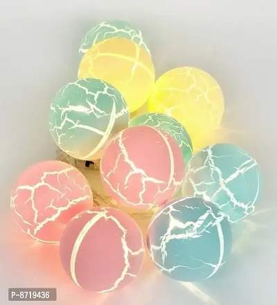 Stylish Crack Pastel Ball String Lights for Baby Kids Room Birthday Home Decoration (Crack Ball String)-thumb5