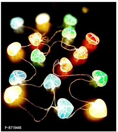 Stylish Crack Heart String Lights for Baby Kids Room Birthday Home Decorati (Crack Heart String). Seasonal Indoor String Lights-thumb5