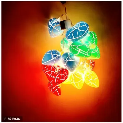 Stylish Crack Heart String Lights for Baby Kids Room Birthday Home Decorati (Crack Heart String). Seasonal Indoor String Lights-thumb2
