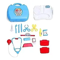 Stylish Little Medical Doctor Accessories Clinic Set, Pretend Play Toy Kit with Stethoscope and Carry Al)-thumb1