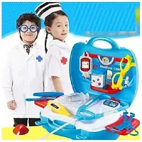 Stylish Little Medical Doctor Accessories Clinic Set, Pretend Play Toy Kit with Stethoscope and Carry Al)-thumb3