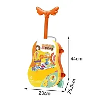 Kids Pretend Play Violin Trolley Pulley Box Play Set Pretend Play Food Toy | Best Gifts Food Play Set For Boys  Girls Kids. (Multi-Color) (29 PCs)-thumb3