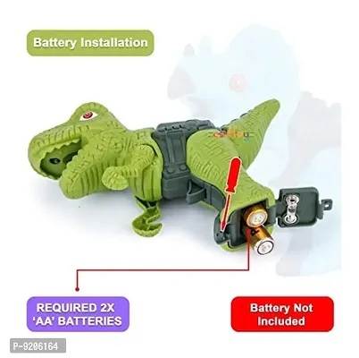 Dinosaur Water Spray Gun Battery Operated Dinosaur Spray Gun with Light Sound Outdoor Toys for Kids (Pack of 1)-thumb4