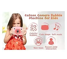 Stylish  Cute Bubble Camera Toy Party Favor For Kids, Camera Pig Bubble Maker, Music, Led Flashing Light, Battery Operated, Birthday, Wedding, Outdoor Easter Christmas  New Year Gift For Your Little-thumb3