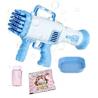 Stylish Rocket Bubble Gun, Getlin Bubble Machine with 25-Hole, Rocket Launcher Bubble Machine Gift for Adults Children Playing and Indoor Outdoor Party Wedding Social Outing.(Multi-Color)-thumb1
