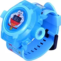 For Stylish Kids Digital Watch With 24 Images Carto (Sky Blue)-thumb2