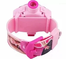 For Stylish Kids Digital Watch With 24 Images Carto (Pink)-thumb2