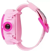 For Stylish Kids Digital Watch With 24 Images Carto (Pink)-thumb3