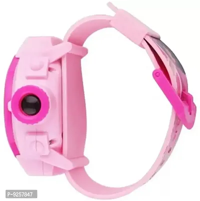 For Stylish Kids Digital Watch With 24 Images Carto (Pink)-thumb4