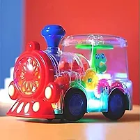 Stylish 360 Degree Rotation Train Engine Toy for Kids, Electric Mechanical Gear with Colorful Light and Charming Music,Toy Train with Colorful Moving Gears, and LED Effects Toy for Boys Girls Kids.-thumb2