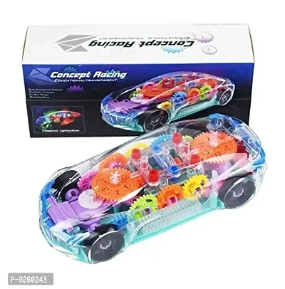 Stylish Transparent Gear Car For Your Little Champ.-thumb0