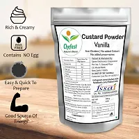 Chefast Custard Powder - Vanilla (400g) | Instant Mix | Easy to Cook | Sweet  Tasty Treat | Smooth  Creamy | Rich Dessert | Pack of 2 (200 gm Each)-thumb2