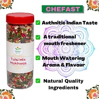 Chefast Rajasthani Mukhwas, Fruit Balls (Khatti Meethi Goli)  Tulsi Mix Mukhwas Pack of 3 [Mouth Freshener, Digestive, After-Meal Snack] 710 gm-thumb2