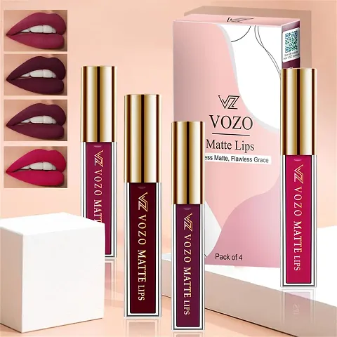Velvety Smooth Matte Liquid Lipstick - Non-Drying & Lightweight