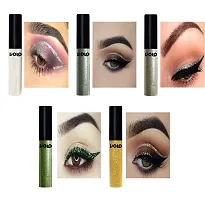 Volo WATERPROOF GLITTER EYE LINER (White, Entick Silver, Olive Green)-thumb2