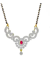 Sunhari Jewels Pink stone Mangalsutra set-thumb1