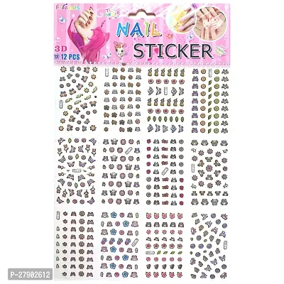 Nail art stickers for kids pack of 3-thumb2