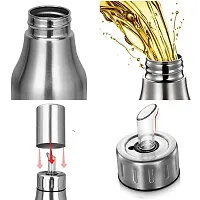 Vastra Olive Oil Dispenser Bottle Oil Pourer Dispensing Bottles Stainless Steel Olive Oil Dispenser Leakproof Kitchen Oil  Vinegar Cruet (1000 ML)-thumb3