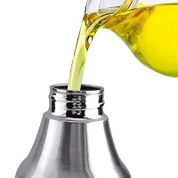 Vastra Olive Oil Dispenser Bottle Oil Pourer Dispensing Bottles Stainless Steel Olive Oil Dispenser Leakproof Kitchen Oil  Vinegar Cruet (1000 ML)-thumb1