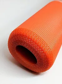 Vastra Multipurpose Diamond Textured Super Strong Anti-Slip Mat Liner,Size 45X500cm (Orange)-thumb1