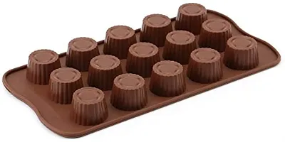 Vastra Silicone Chocolate Jelly Candy Mold Cake Baking Mold Non-Stick Molds for Chocolate(6 pcs Pack)-thumb3