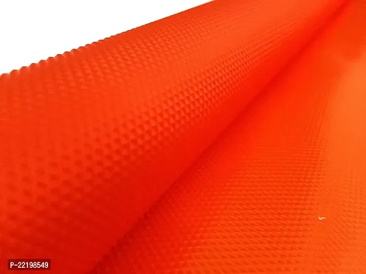 Vastra Multipurpose Diamond Textured Super Strong Anti-Slip Mat Liner,Size 45X500cm (Orange)-thumb3