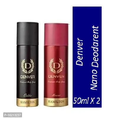 DENVER Caliber and Honour Combo Deodorant Spray - For Men  (100 ml, Pack of 2)
