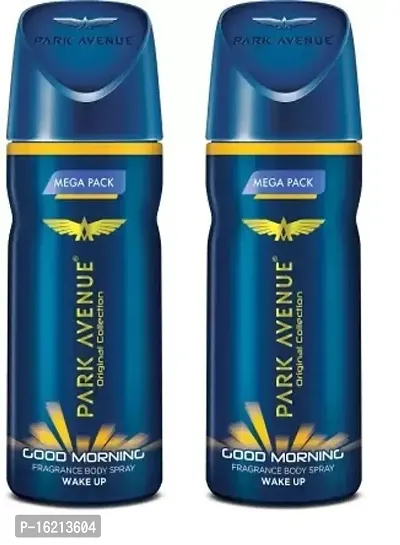 PARK AVENUE Good Morning Deodorant Spray - For Men  (80 ml, Pack of 2)-thumb0