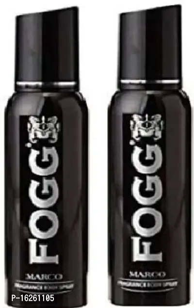 FOGG Marco Body Spray For Men Long Lasting,Deodorant 65ml Pack Of 2 Deodorant Spray - For Men  Women  (130 ml, Pack of 2)-thumb0