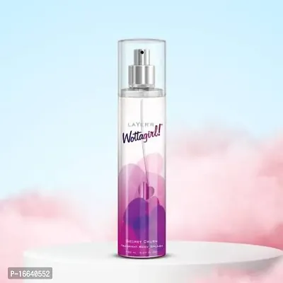 LAYER'R Wottagirl Secret Crush Long Lasting Fragrance Body Spray - For Women  (135 ml)-thumb2