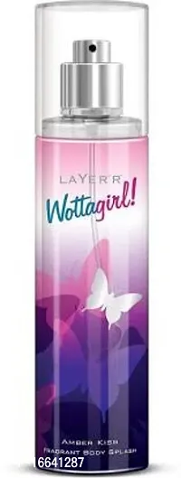 LAYER'R Wottagirl Amber Kiss Body Spray 135ml Body Spray - For Women  (135 ml).-thumb0