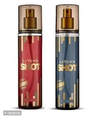 unisex LAYER'R SHOT GOLD ICONIC 50ml +IMPERIAL 50ml=100ml Body Spray - For Men  (100 ml pack of 2)
