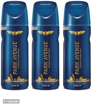 PARK AVENUE Classic Deo 3 Good Morning Combo for Men (Pack of 3) Deodorant Spray - For Men  (120 ml, Pack of 3)-thumb0