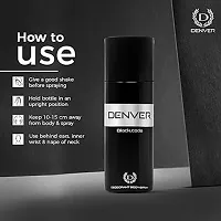 Denver  black code 50ml 2pics  imperial 50ml 2pics Body Deodorant Spray - For Men -women ( 200ml,pack of 4)-thumb3