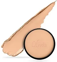 Olivia 100% Waterproof Pan Cake Concealer 25g Shade No. 23 Concealer Compact  (FRESH PEACH, 25 g)-thumb1