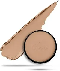 Olivia 24 No. 100% Waterproof Pan Cake Natural Honey Makeup Concealer 25g Compact  (Natural, 25 g)-thumb1