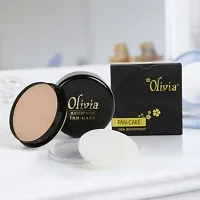 Olivia 100% Waterproof Pan Cake Concealer 25g Shade No. 28 Compact  (Pan Cake Natural Beige, 25 g)-thumb1