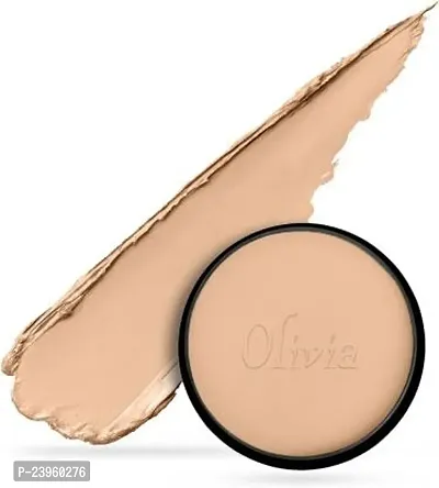 Olivia 100% Waterproof Pan Cake Concealer 25g Shade No. 26 Concealer  (Almond Dust, 25 g)-thumb2