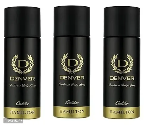 denver caliber 50ml 3picse   Deodorant Spray - For Men  (  150ml ) pack of 3-thumb0