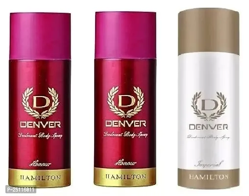 denver honour 50ml 2picse  imperial 50ml -Deodorant Spray - For Men   ( 150ml )  pack of 3-thumb0