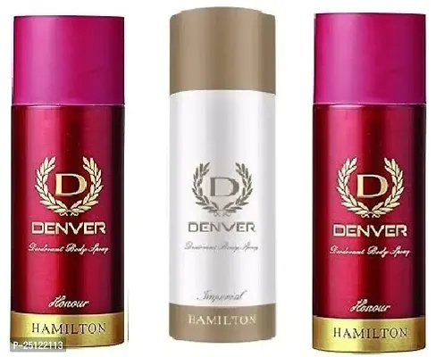 Denver honor 50ml imperial 50ml -honor 50ml Deodorant Spray  For Men ( 150ml ) pack of 3-thumb0