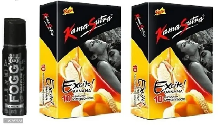 FOGG AMAZE 25ML  KAMASUTRA BANANA 2 PICS -20 SHEETS ( PACK OF 3 )