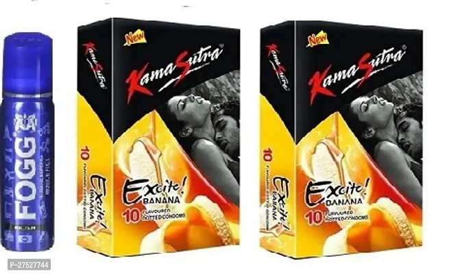 Fogg Relish 25Ml  Kamasutra Banana 2 Pics -20 Sheets Pack Of 3