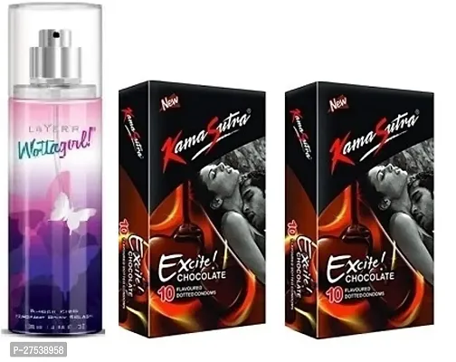 Amber Kiss 60Ml Perfume Kamasutra Chocolate 2 Pics -20 Sheets ( Pack Of 3 )