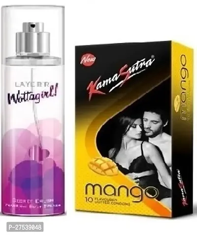 Secret cursh 60ml  kamasutra mango 2 pics -20 sheets ( pack of 2)