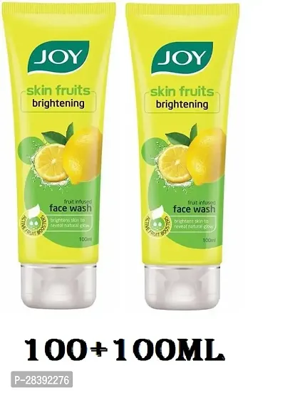 Joy Skin Fruits Brightening Lemon Face Wash 100ml Pack of 2-thumb0